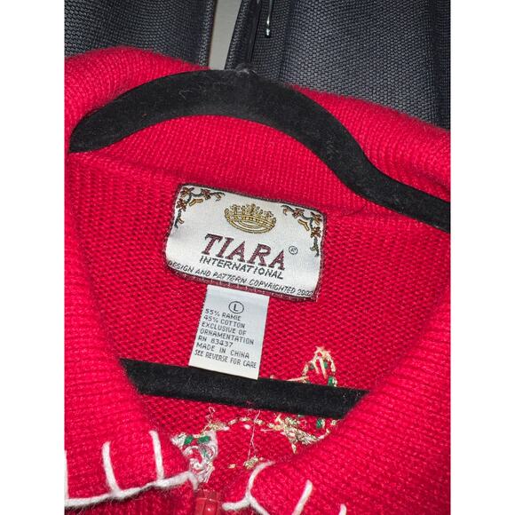 Ugly Christmas Sweater Xmas Cardigan Size Large - Picture 2 of 3